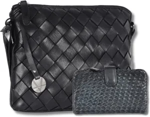 Leather Crossbody bag & Wallets for Women, Wallet for Ladies Zipper Coin Purse