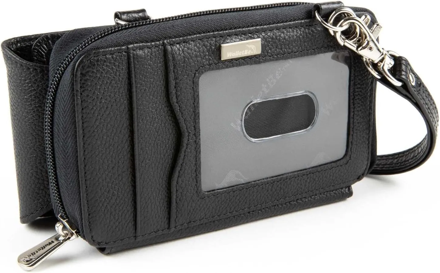 Leather Crossbody RFID Smart Phone Accordion Wallet Purse