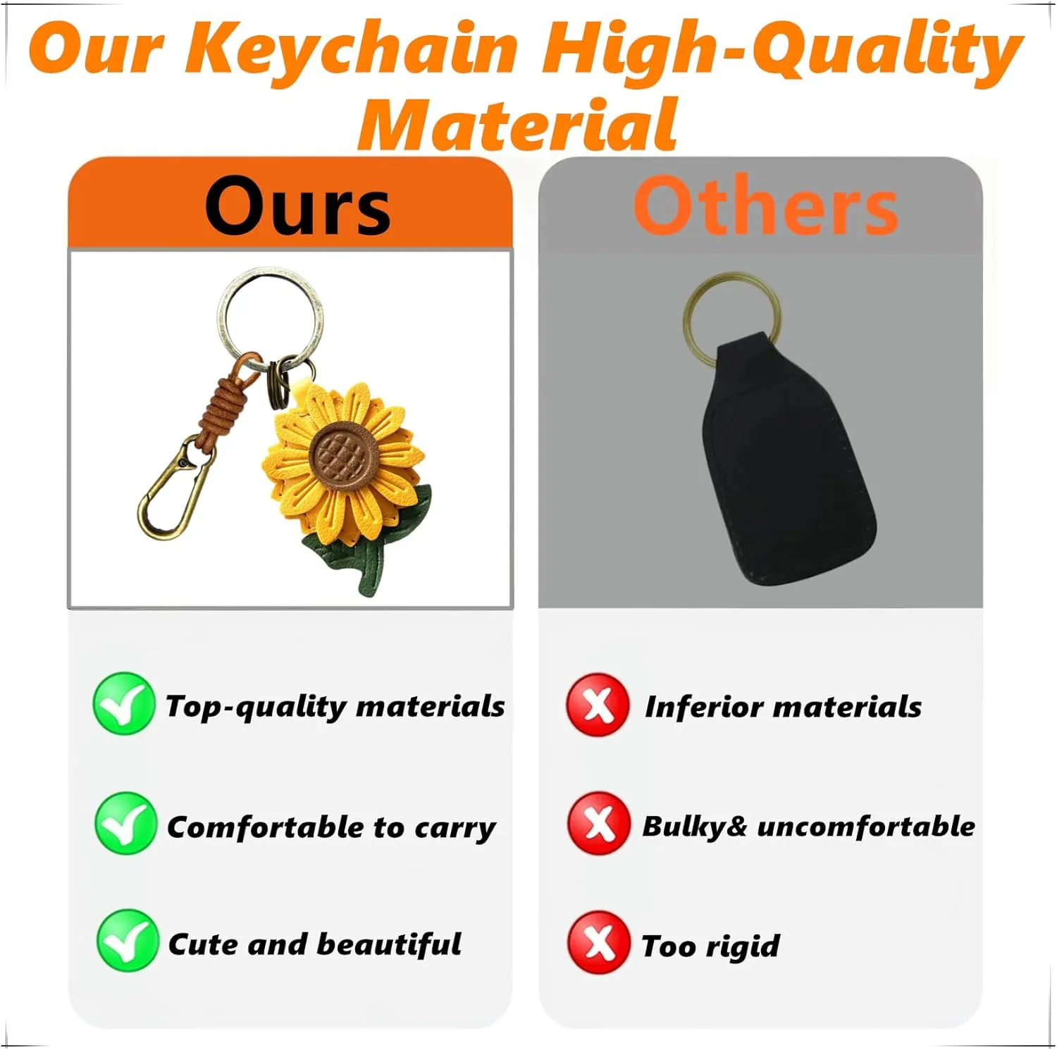 Leather Leaf Fruit Keychain Retro Accessories,Cute Keychains for Women Bag,Key Organizer,Charms,Purse Keyring Holder