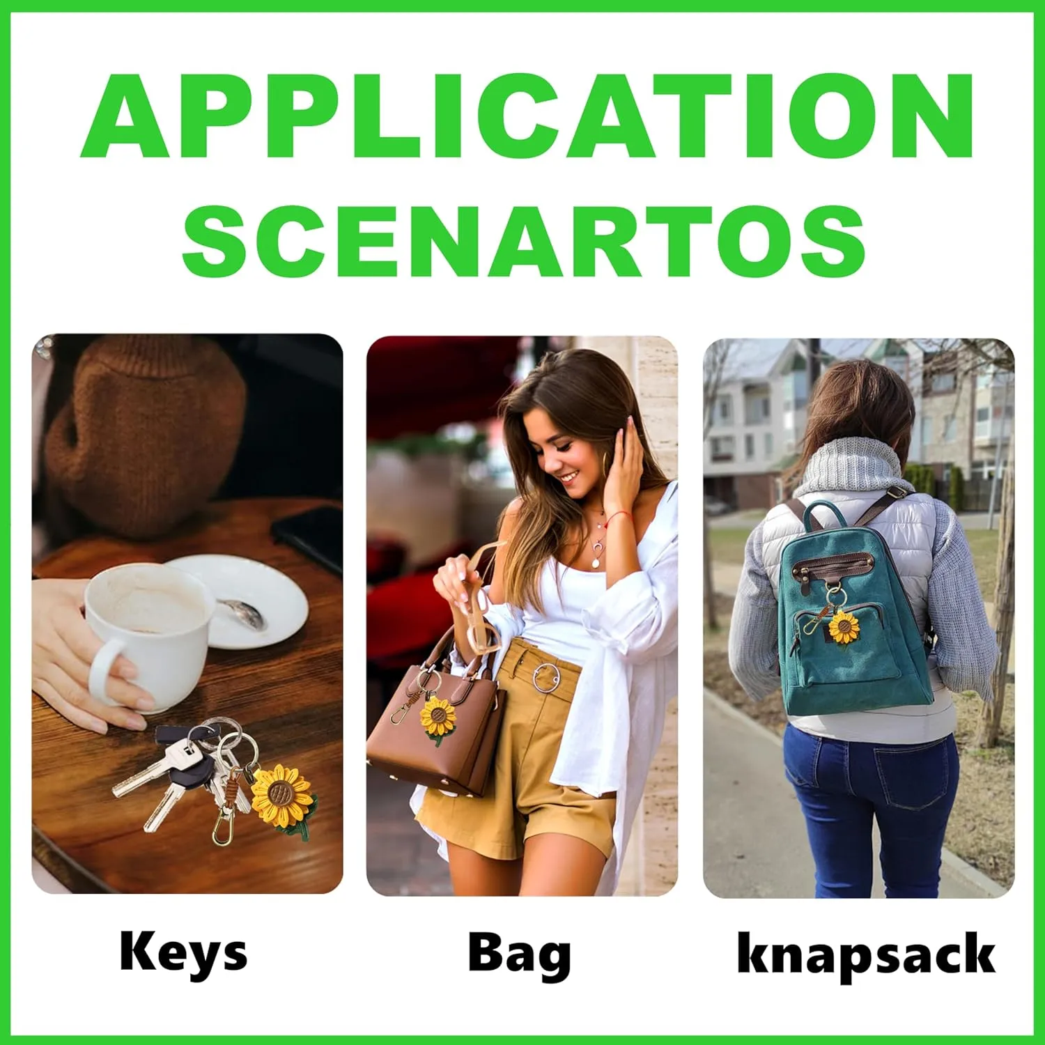Leather Leaf Fruit Keychain Retro Accessories,Cute Keychains for Women Bag,Key Organizer,Charms,Purse Keyring Holder