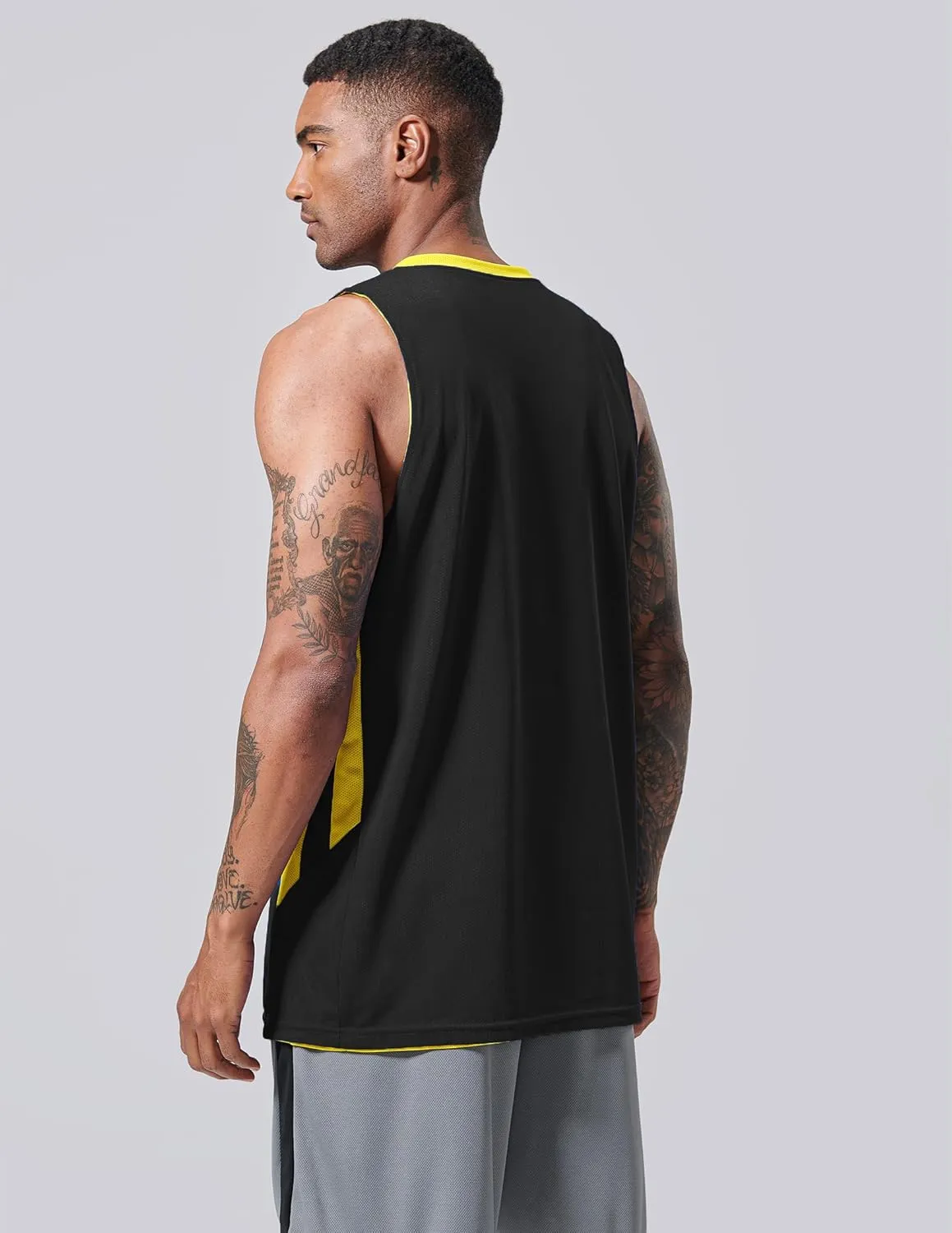 Liberty Imports Reversible Men's Mesh Athletic Basketball Jersey Single for Team Scrimmage