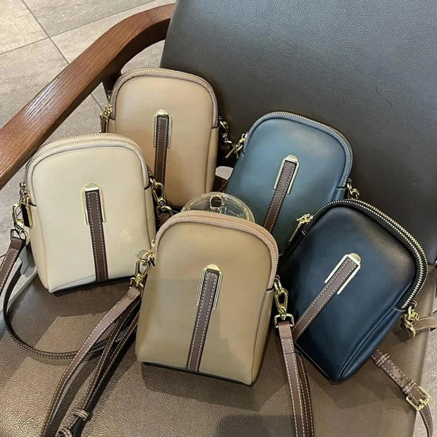 Lightweight Mini Crossbody Shoulder Phone Bag Women's Shoulder Strap Cell Phone Pouch Bag, Crossbody Cell Phone Purse