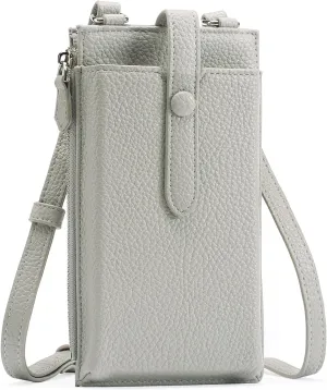 Lightweight Small Crossbody Bags for Women Vegan Leather Cell Phone Purses with Adjustable Strap and Card Slots