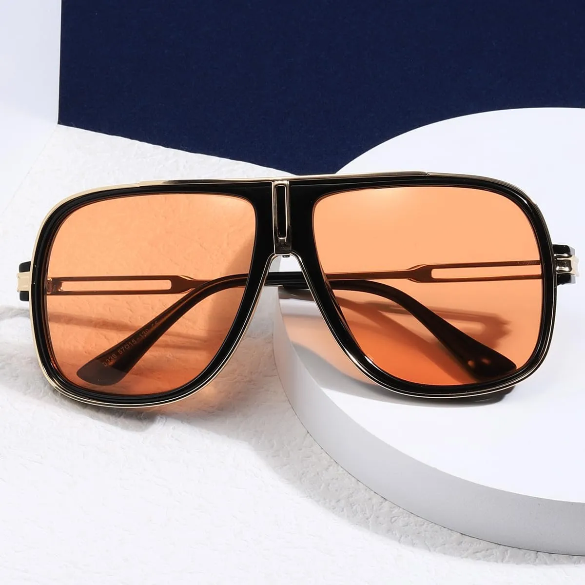 LIXX Retro '80s-Style Pilot Sunglasses with Luxe Gold Accents, UV400 Protection, Metal Frame, and Cowboy Chic
