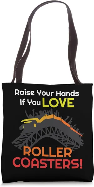 Love Roller Coasters Roller Coasters Amusement Park Tote Bag