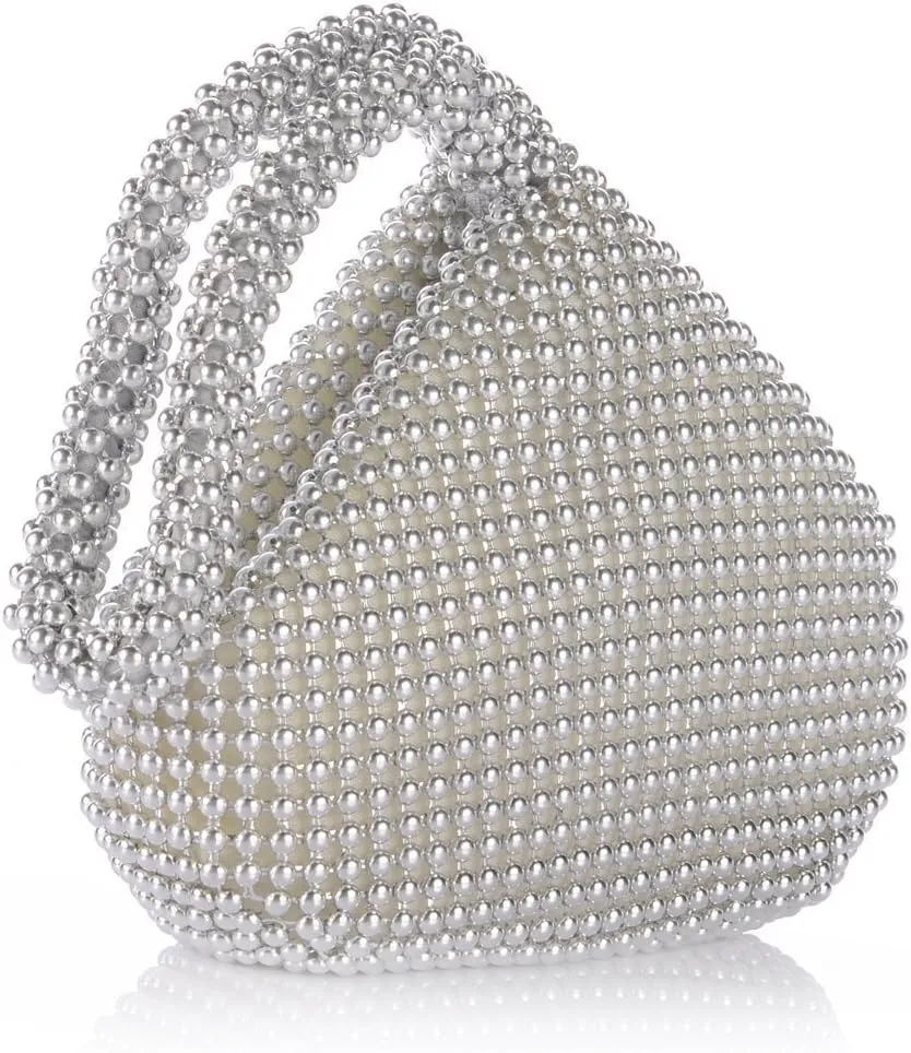 Luxury Aluminum Sequins Trihedral Designer Clutch Evening Handbag Mini Tote Coin Purse wallets