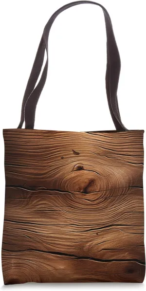 LUXURY WOOD ELEGANT WOODEN GRAIN DESIGN Tote Bag