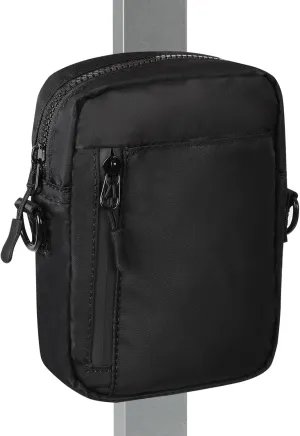 Magnetic Gym Bag, Crossbody Bag for Women and Men, Magnetic Water Bottle Holder for Gym, Travel, Work and Sports (Black)