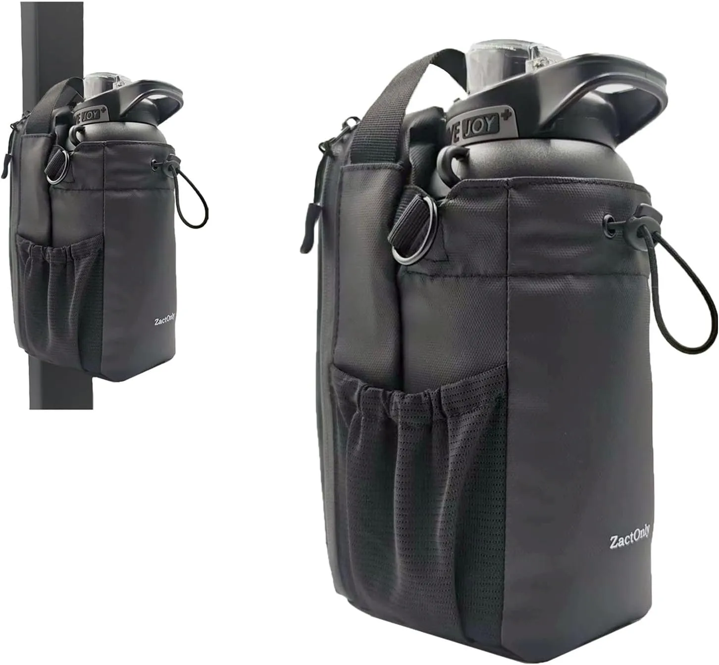 Magnetic Sport Bag For Men and Women Sling Gym Bag Travel Work with Water Bottle Holder, Phone Pockets Magnetic Attachment