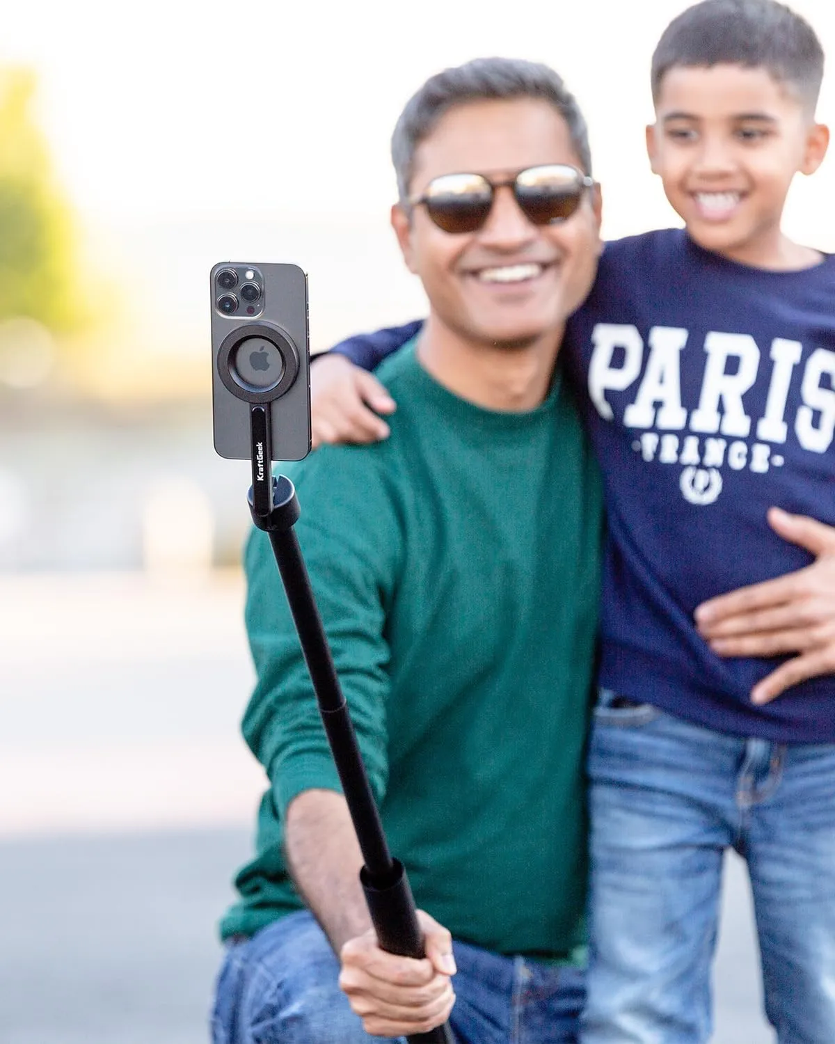 Magnetic Tripod for iPhone, 64” Selfie Stick for iPhone Magsafe, Phone Tripod Stand with Remote for Cell Phone Video Recording Travel