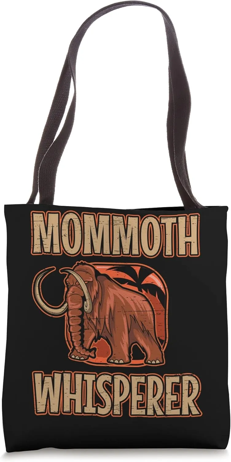 Mammoth Whisperer Long Tusks Woolly Animals Tote Bag