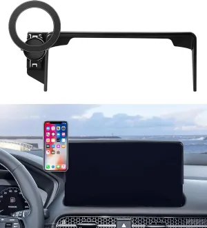 MaserWeller Car Phone Holder for Honda HR-V 2023-2025 Accessories/CR-V 2023 2024 2025 Accessories 7/9-inch Screen Fixed Clip, Phone Mount Compatible with MagSafe, 360° Rotation Cell Phone Holder