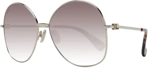 Max Mara MM0034 32F 60 New Women Sunglasses, Gold