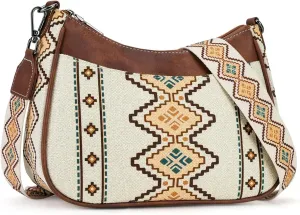 MEITRUE Leather Crossbody Bags for Women - Trendy Shoulder Handbags with Adjustable Strap