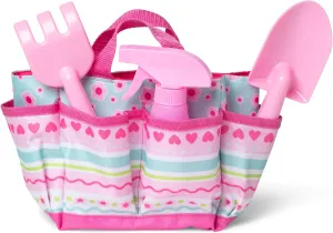 Melissa & Doug Sunny Patch Pretty Petals Gardening Tote Set,for 3  years, With Tools