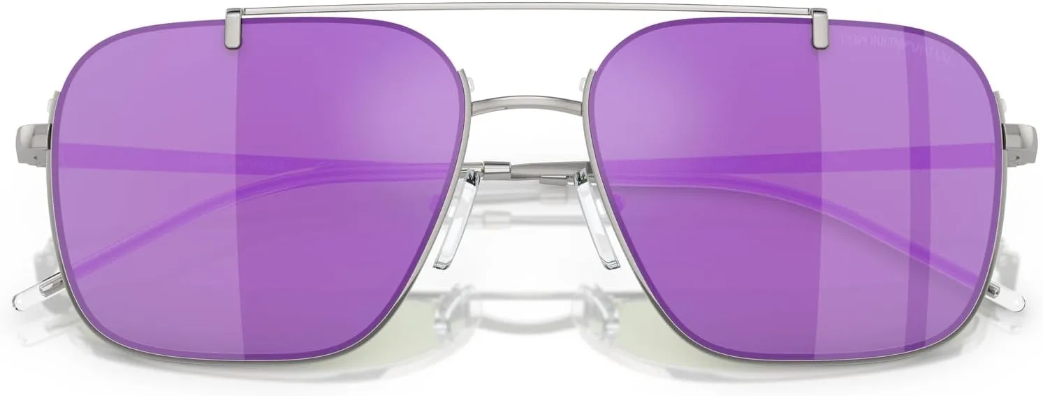 Men's Ea2150 Aviator Sunglasses