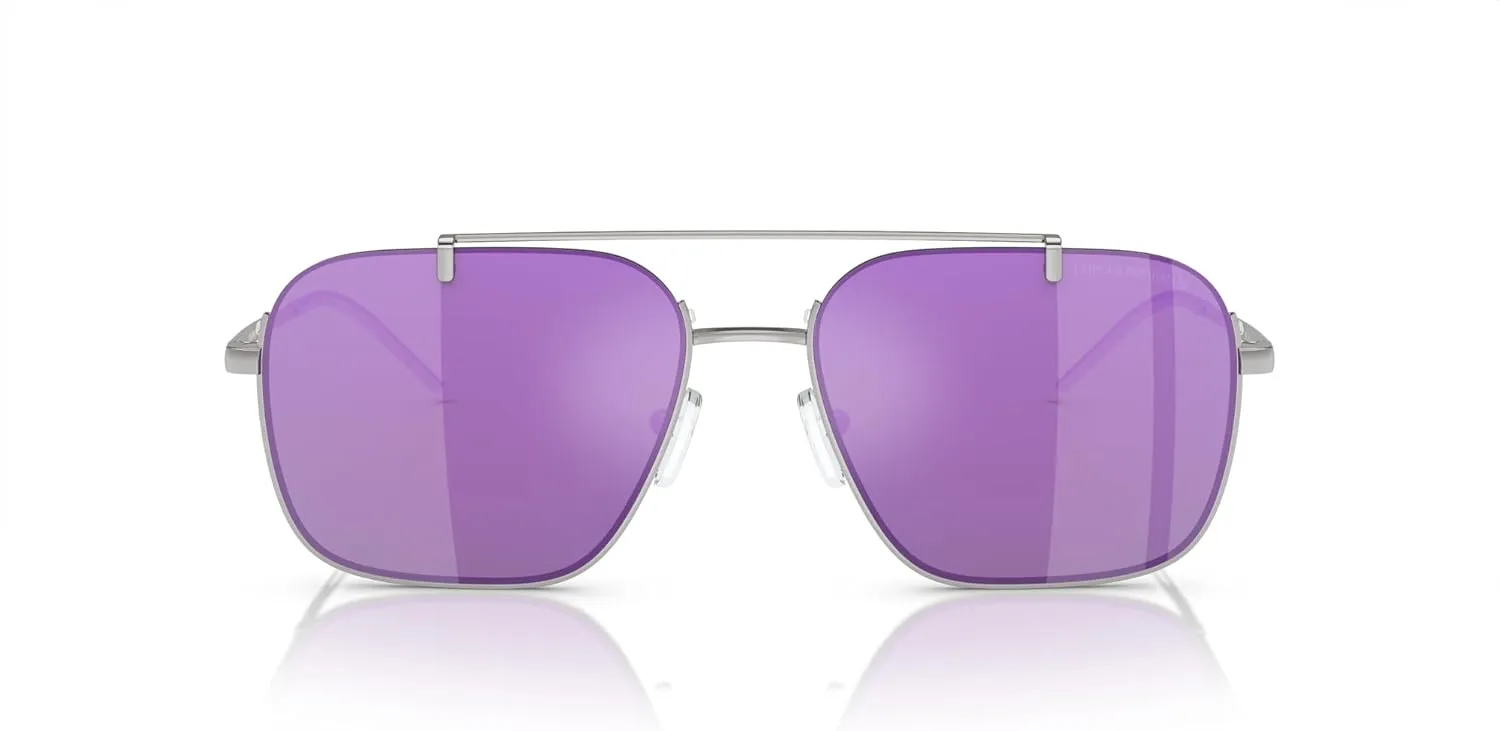 Men's Ea2150 Aviator Sunglasses