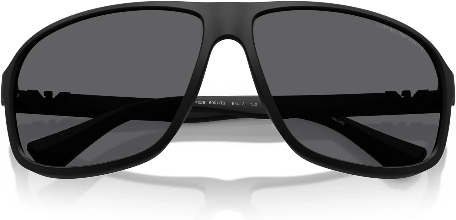 Men's Ea4029 Square Sunglasses