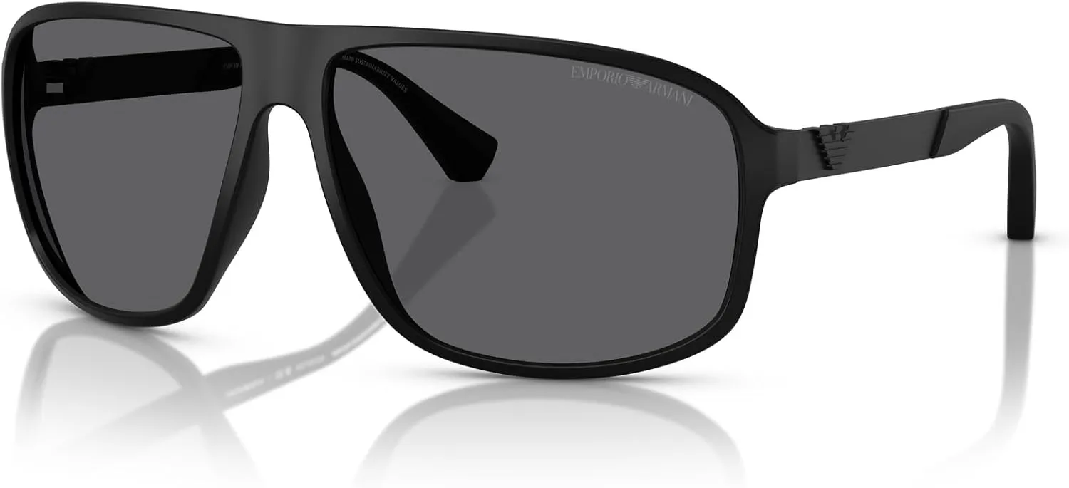 Men's Ea4029 Square Sunglasses