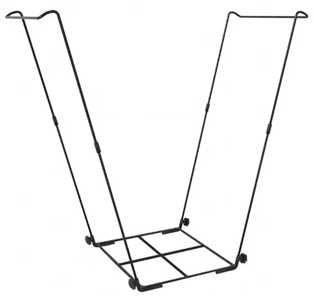 Metal Trash Bag Holder Bag Holder Stand Outdoor Leaf Bag Stand Portable Metal Garden Garbage Bag Holder Frame for Trash Yard Camping Garden Laundry Lawn Party Supplies