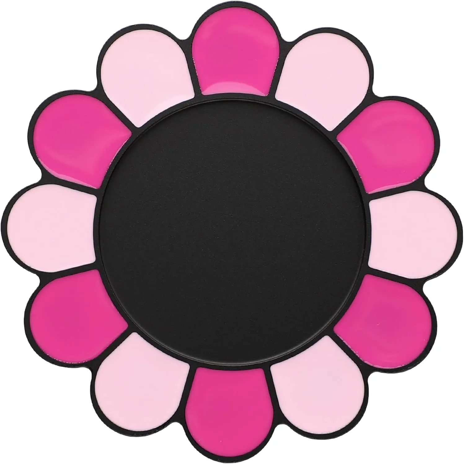 metisinno Magnetic Base Compatible with PopSocket Phone Grips and iPhone MagSafe Cases, Pink & Neon Pink Sunflower Pattern