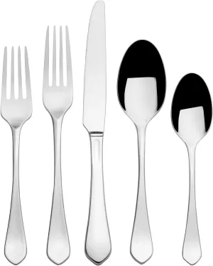 Mikasa Colson 18/10 20 Piece Stainless Steel Flatware Set, Service For 4