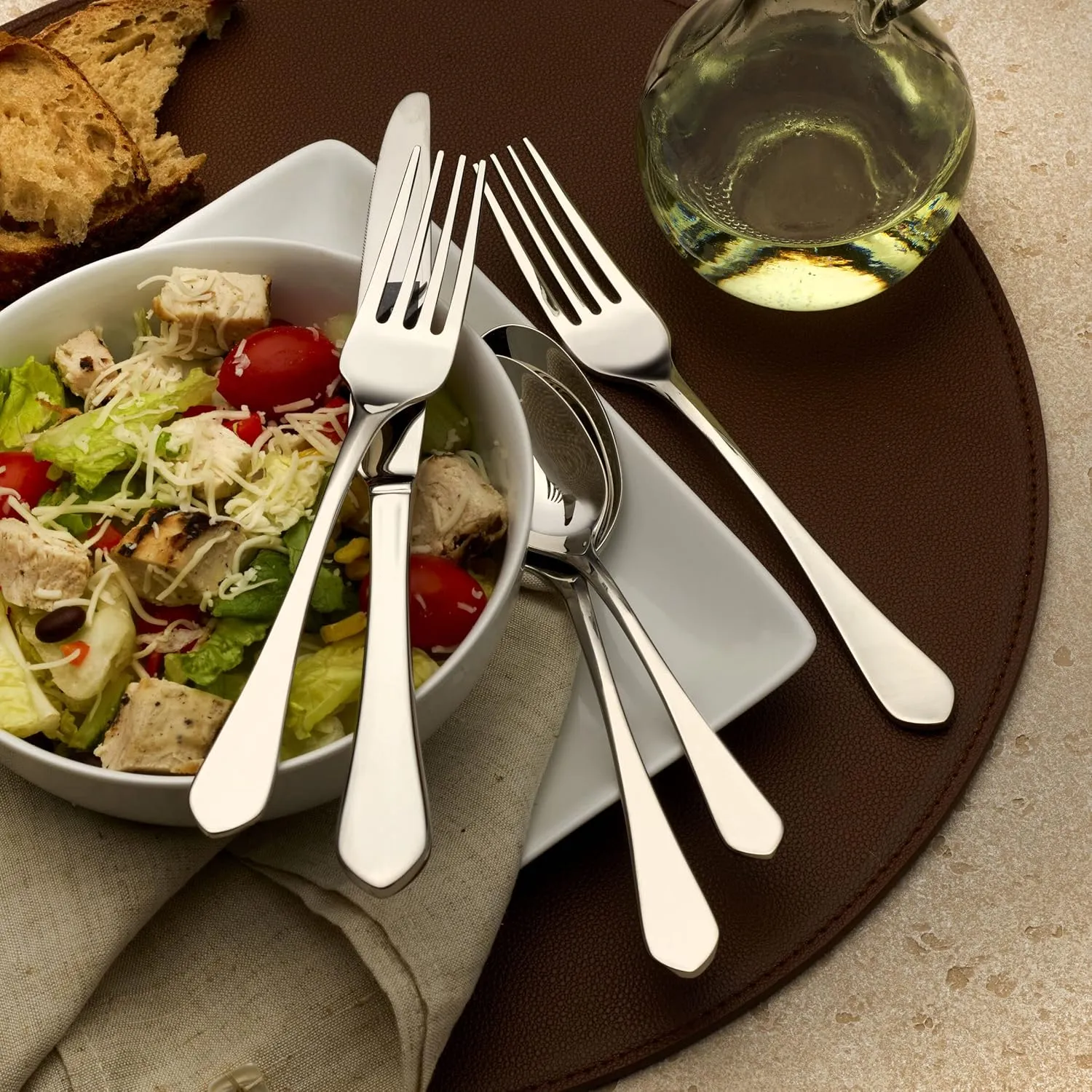 Mikasa Colson 18/10 20 Piece Stainless Steel Flatware Set, Service For 4