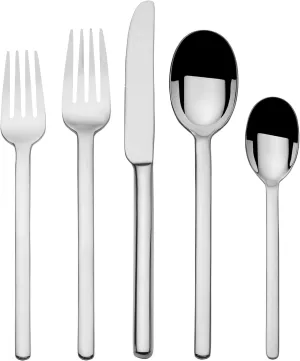 Mikasa Zena 18.0 20 Piece Forged Stainless Steel Flatware Set, Service For 4