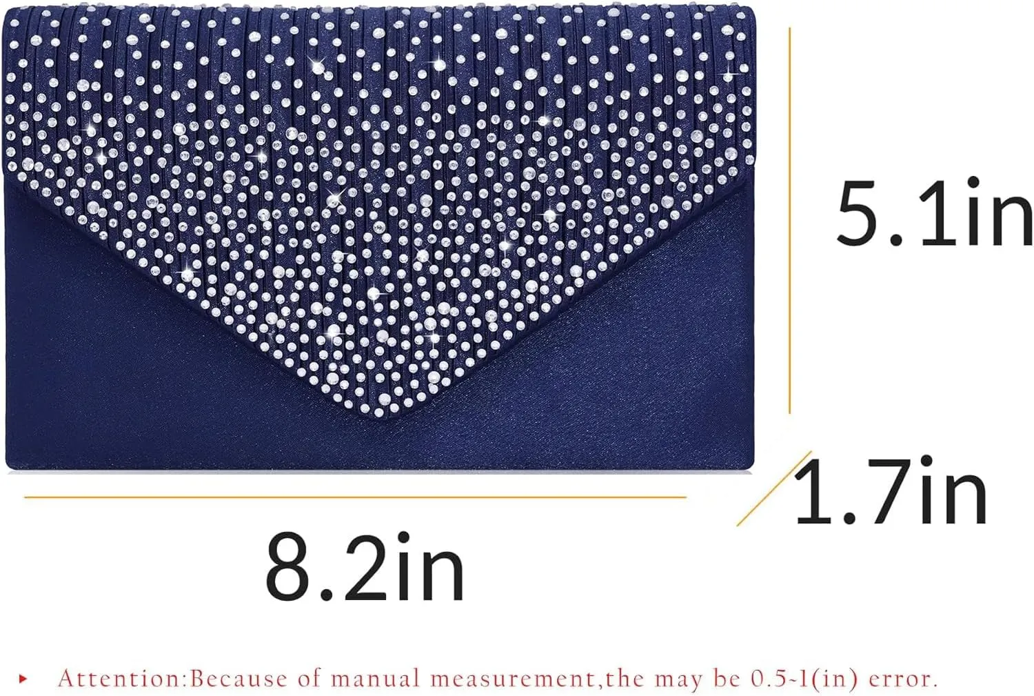 Milisente Evening Bag for Women Glitter Rhinestone Wedding Evening Purse Crystal Envelope Crossbody Shoulder Clutch Bags