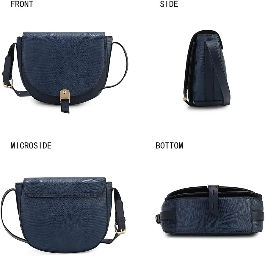 MKF Collection Shoulder Bag for Women, Vegan Leather Crossbody Handbag Purse
