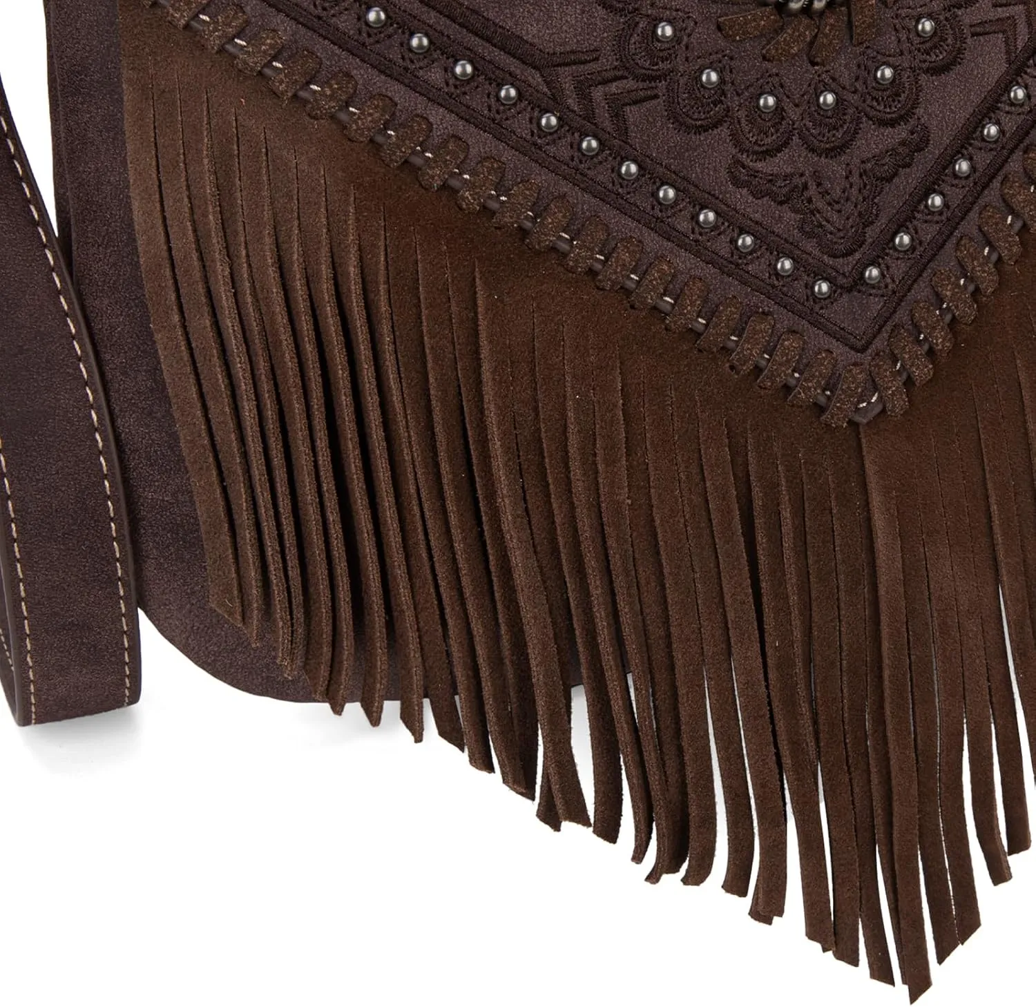 Montana West Crossbody Bags for Women Western Small Purse Tassels Embossed Handbags