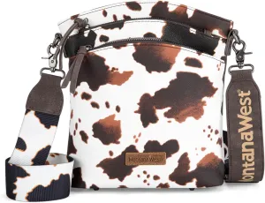 Montana West Crossbody Purses and Handbags for Women Double Compartments Cross Body Bag with Adjustable Strap