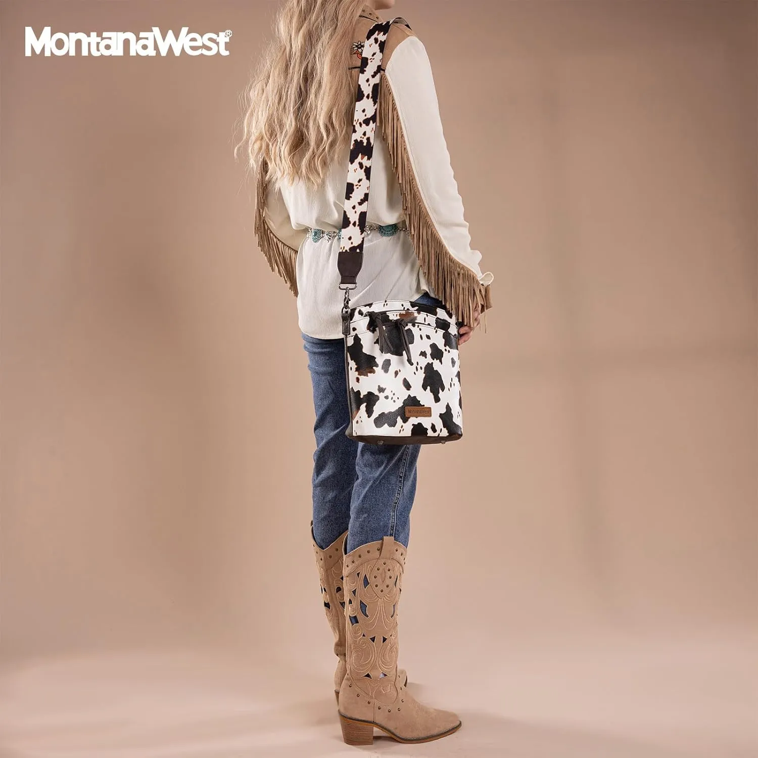 Montana West Crossbody Purses and Handbags for Women Double Compartments Cross Body Bag with Adjustable Strap