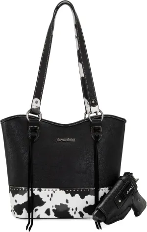 Montana West Western Tote Bags for Women Tooled Shoulder Ladies Top Handle Handbag