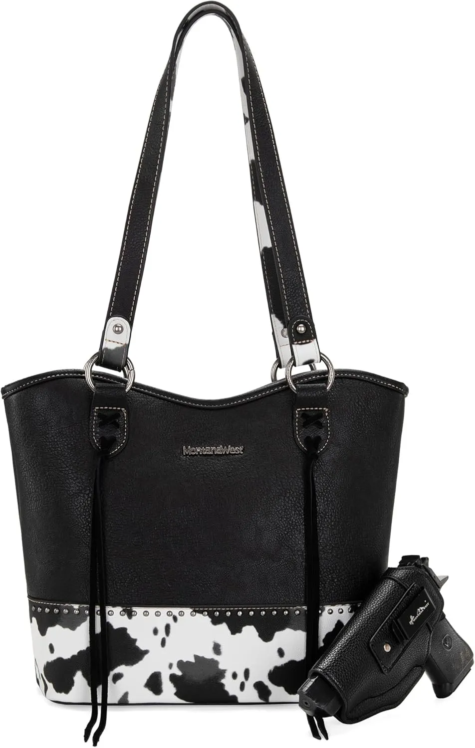 Montana West Western Tote Bags for Women Tooled Shoulder Ladies Top Handle Handbag