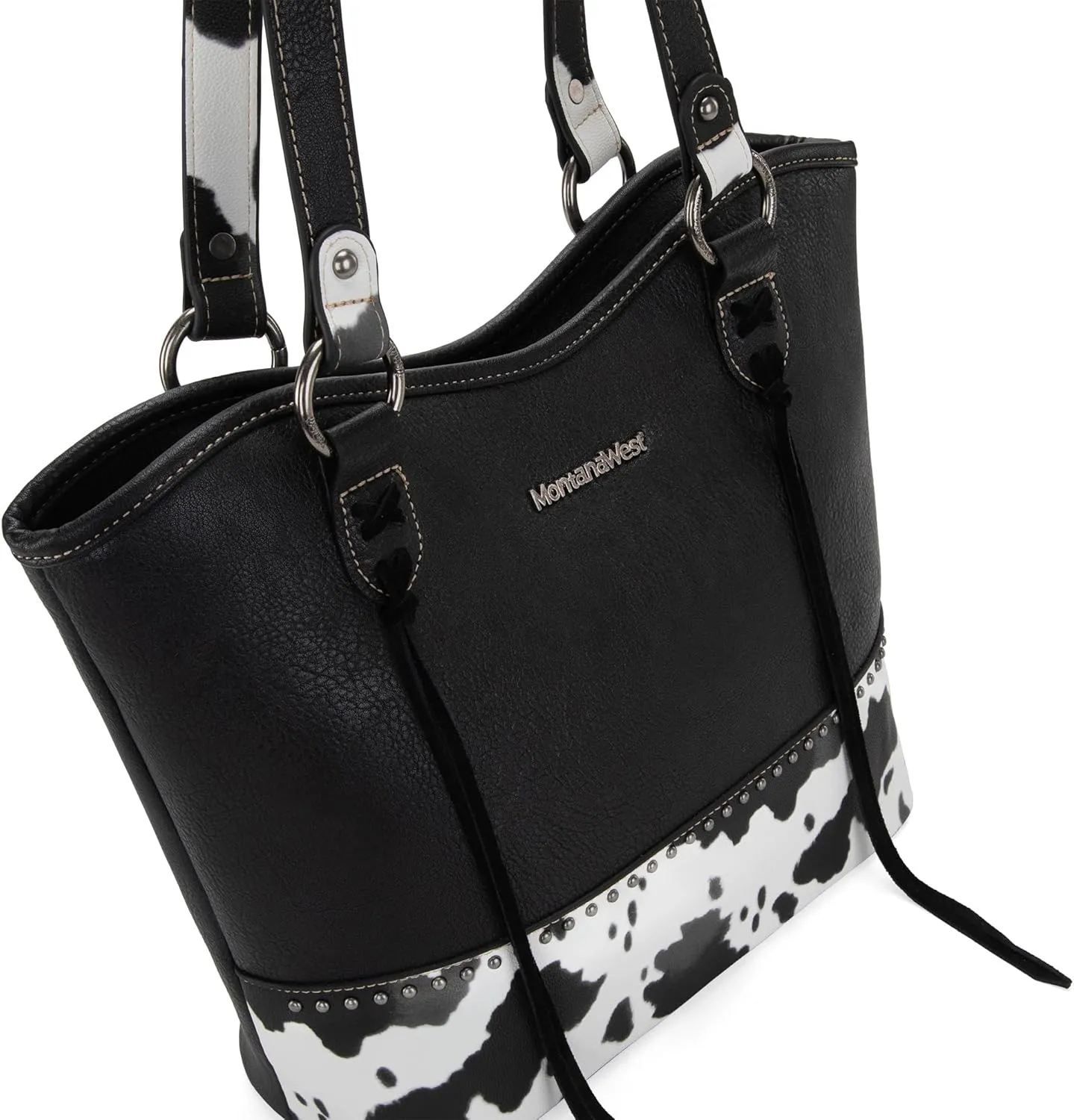 Montana West Western Tote Bags for Women Tooled Shoulder Ladies Top Handle Handbag
