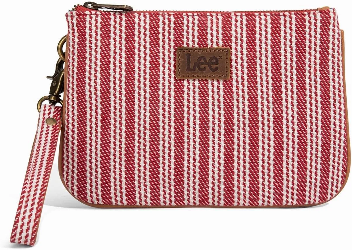 Montana West x Lee Large Wristlet Wallets for Women Striped Slim Cell Phone Clutch Purses Handbag with Wrist Strap