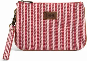 Montana West x Lee Large Wristlet Wallets for Women Striped Slim Cell Phone Clutch Purses Handbag with Wrist Strap