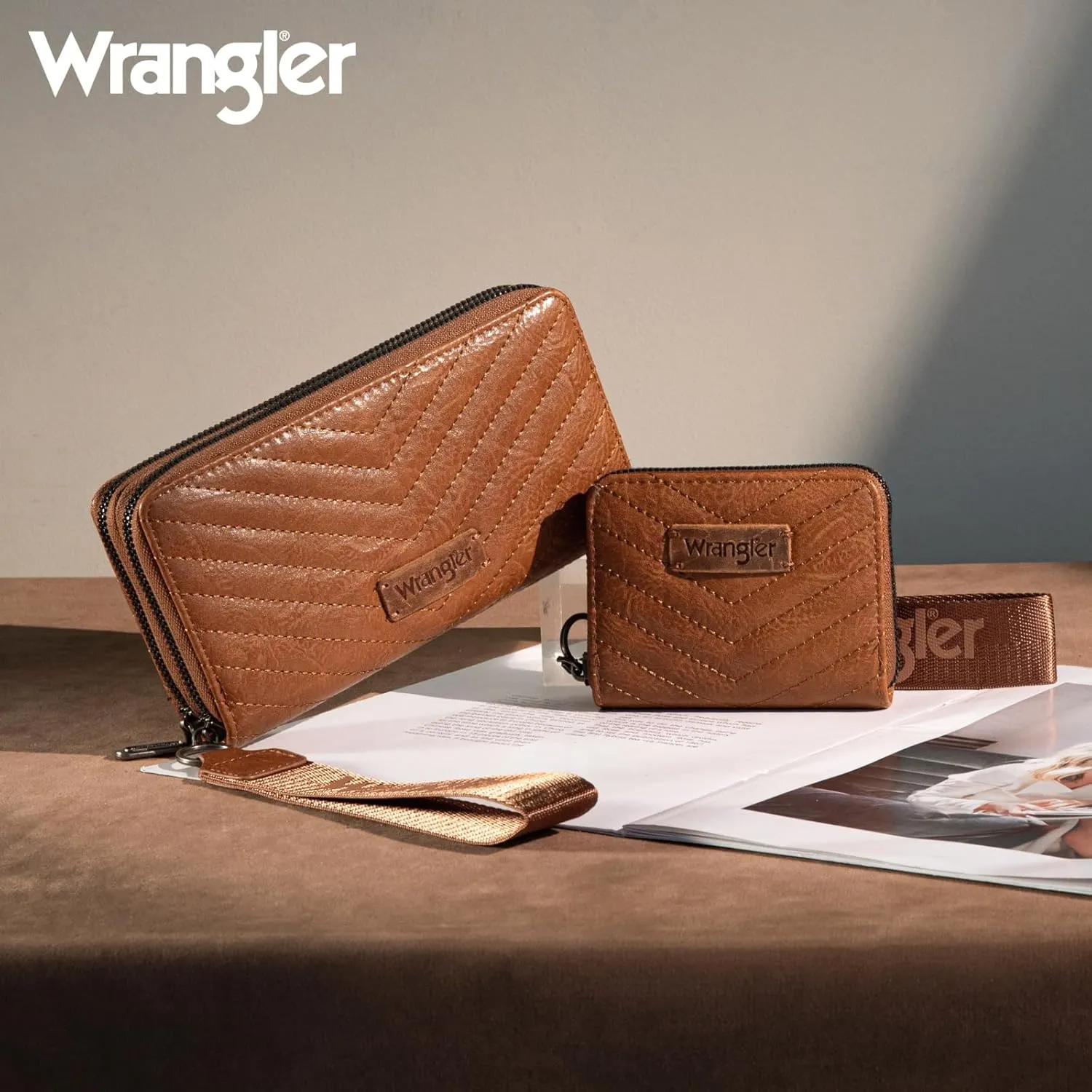 Montana West X Wrangler Rfid Wristlet Wallets for Women Clutch & Wallet Sets Gifts Birthday Anniversary