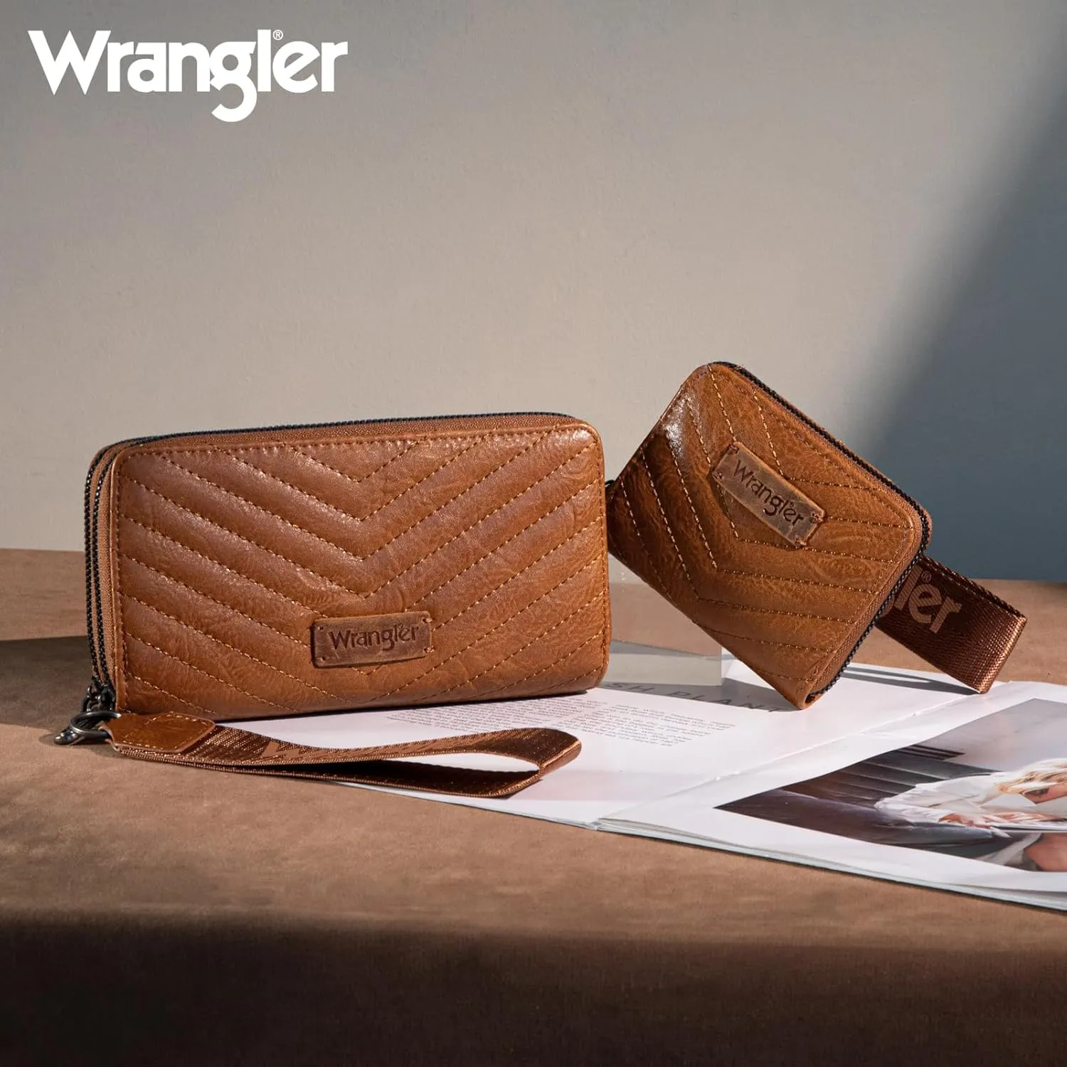 Montana West X Wrangler Rfid Wristlet Wallets for Women Clutch & Wallet Sets Gifts Birthday Anniversary