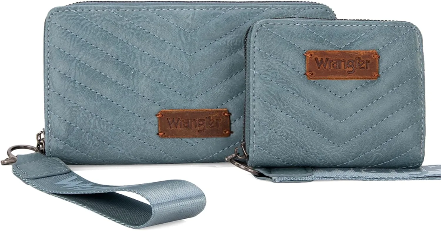 Montana West X Wrangler Rfid Wristlet Wallets for Women Clutch & Wallet Sets Gifts Birthday Anniversary