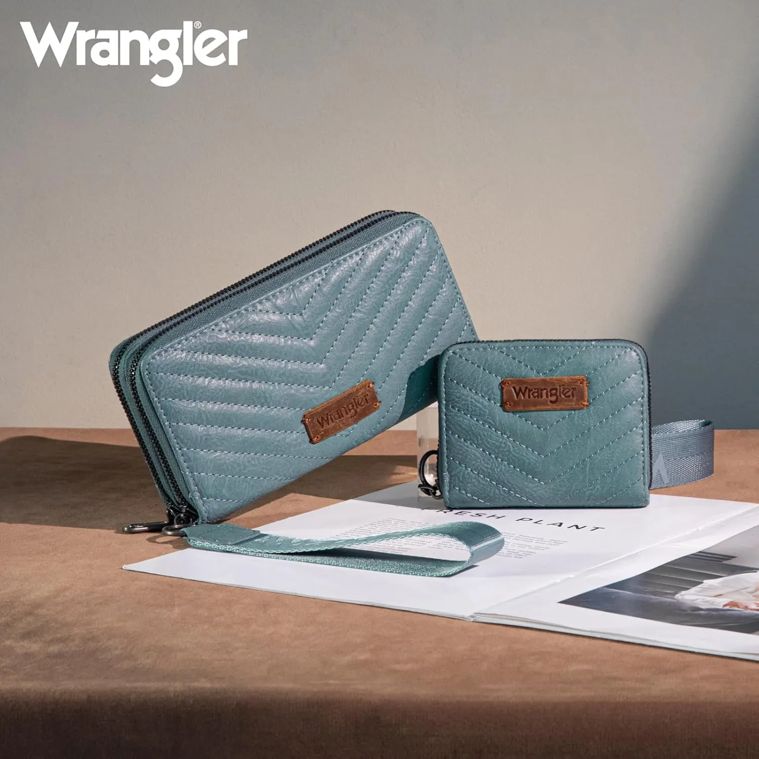 Montana West X Wrangler Rfid Wristlet Wallets for Women Clutch & Wallet Sets Gifts Birthday Anniversary