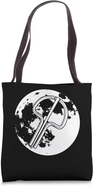 Moon Jaw Harp Player Tote Bag