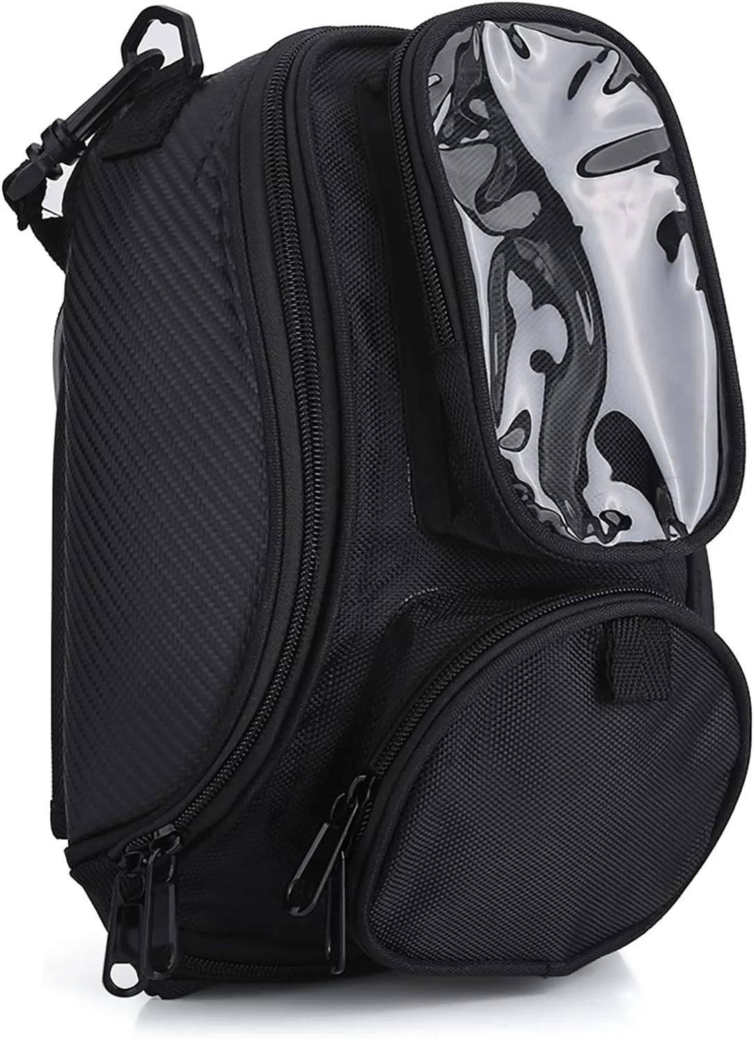 Motorcycle Bag, Universal Motorcycle Magnetic Bag, Motorbike Motorcycle Gas Oil Fuel Saddle Bag with Strap