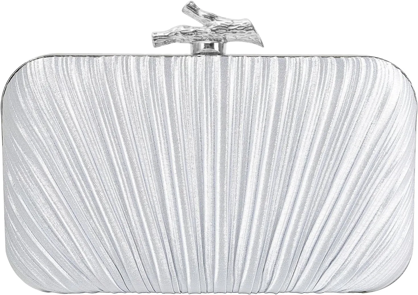MR Clutch Purses for Women Evening Bag Satin Pleated Evening Bags for Women Formal Wedding Party Cocktail Purse