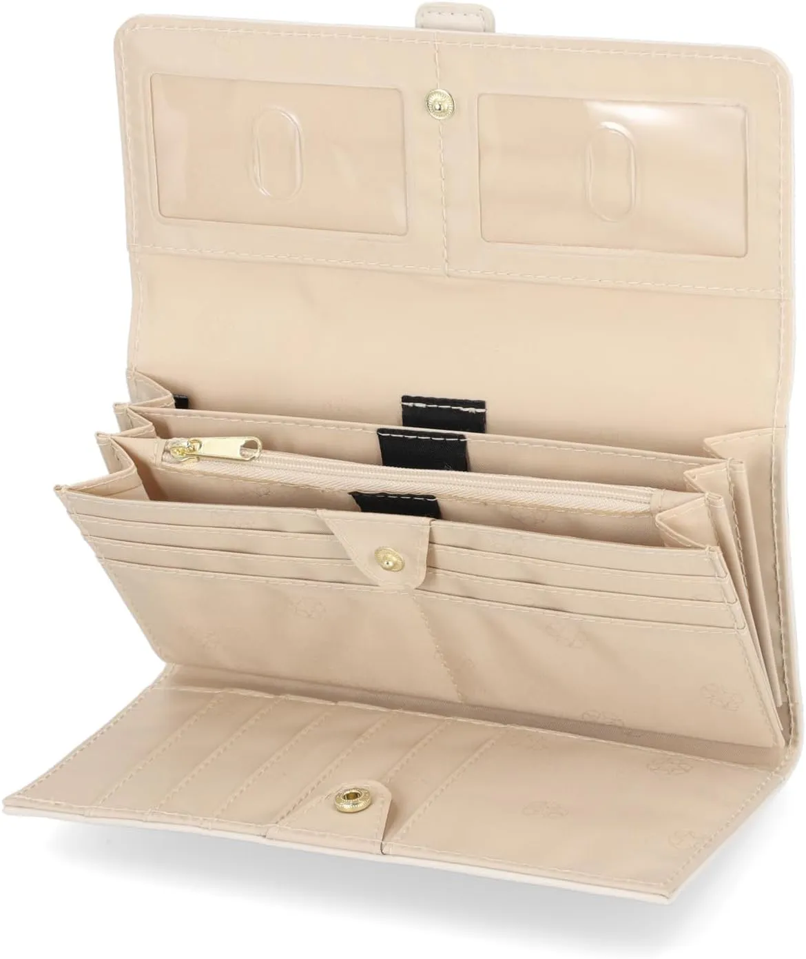 Mundi File Master Womens RFID Blocking Wallet Clutch Organizer With Change Pocket