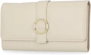 Mundi File Master Womens RFID Blocking Wallet Clutch Organizer With Change Pocket