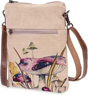 Mushrooms - Wristlet Wallets for Women, Crossbody Purse, Book Bag, Tote Bag, Cell Phone Purse, Small Pouch