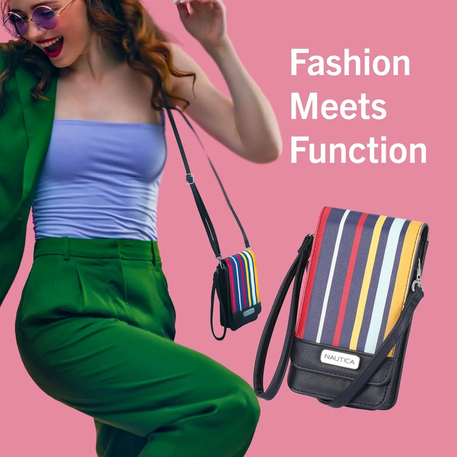Nautica Crossbody Phone Wallet