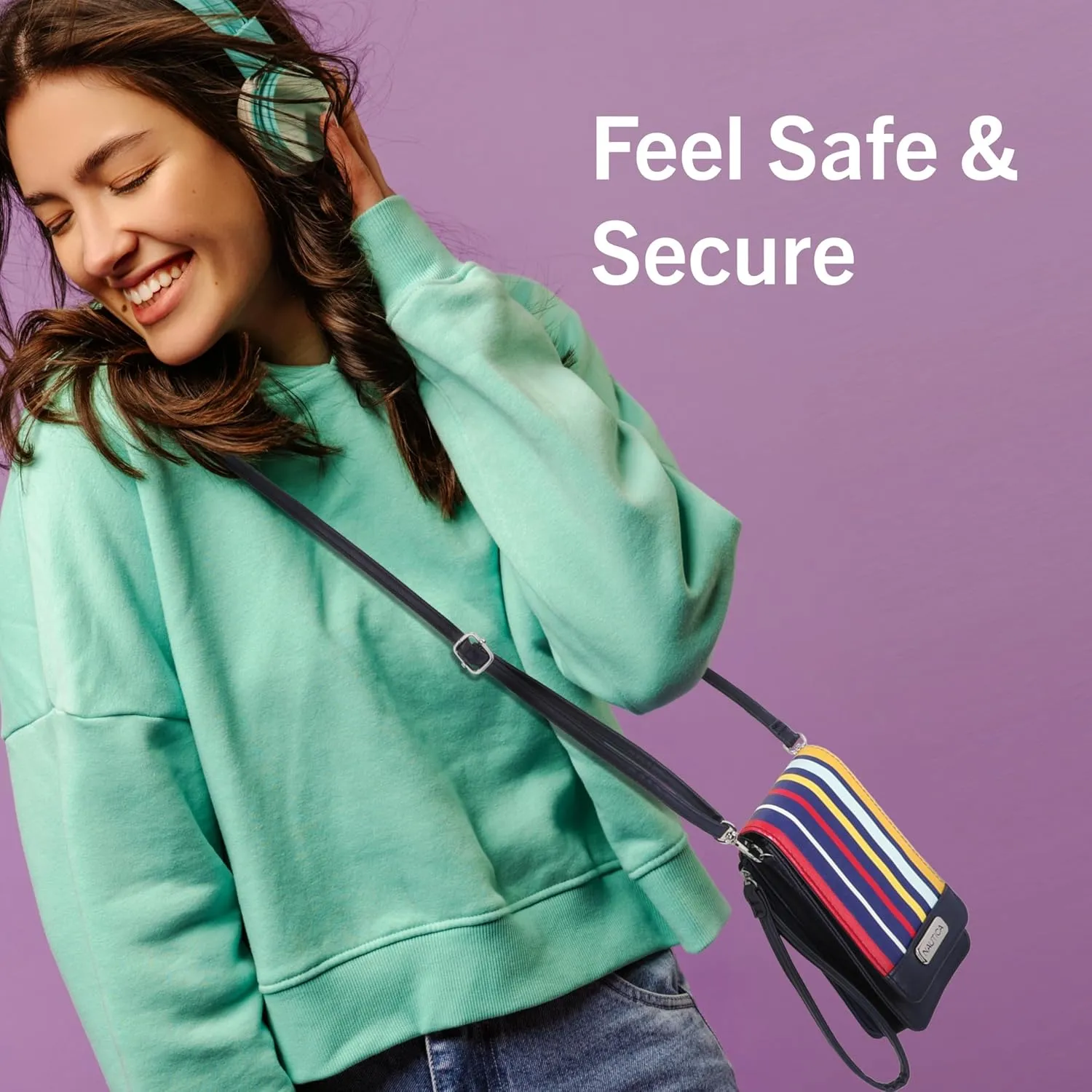 Nautica Crossbody Phone Wallet